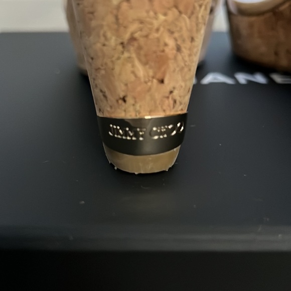 Jimmy Choo wedges size 38 1/2 NEVER WORN - Picture 11 of 11